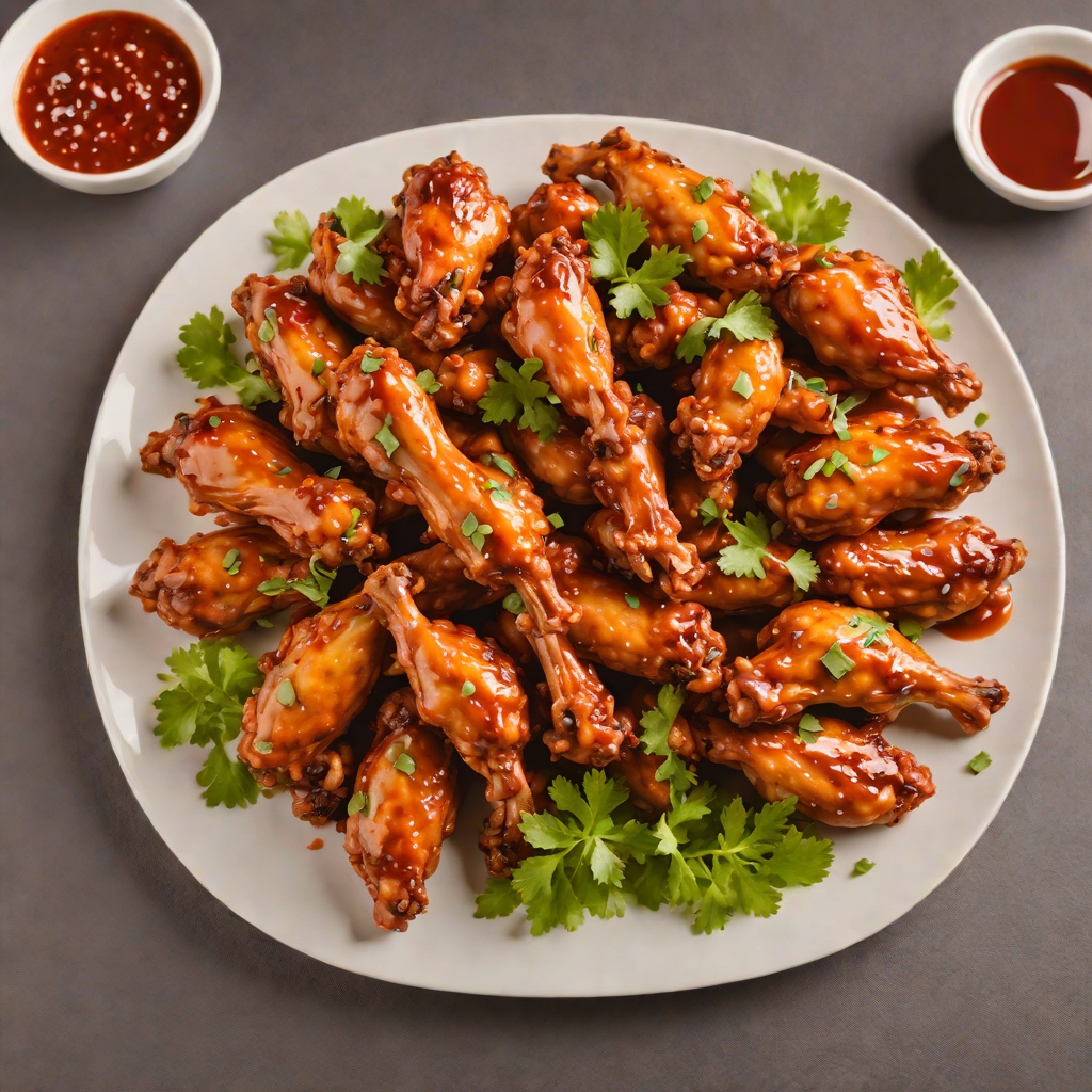 Buffalo-Style Chicken Wings with Spicy Sauce