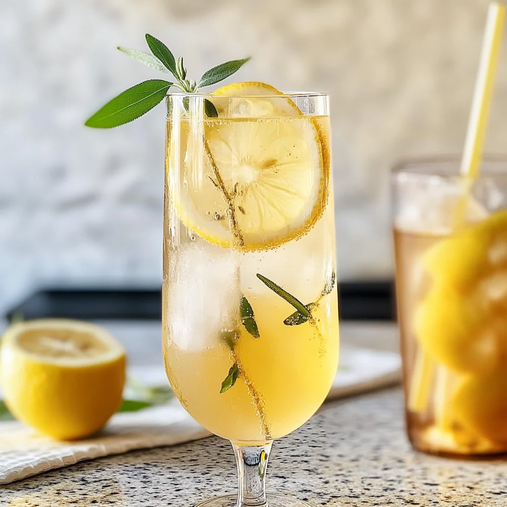 Clean Sweep Lemon Verbena Fizz