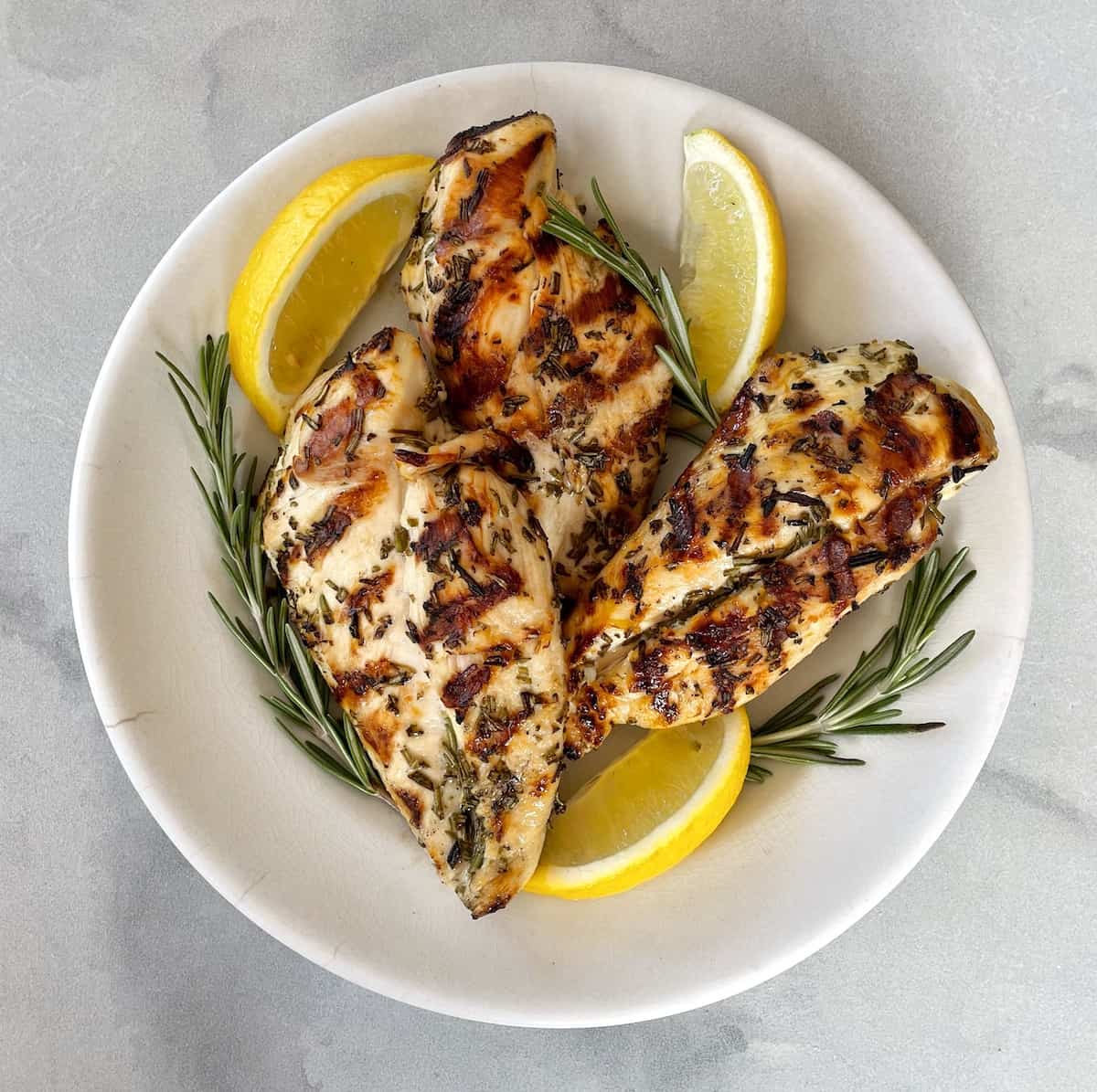 Pan-Seared Chicken Breast with Rosemary and Lemon Zest
