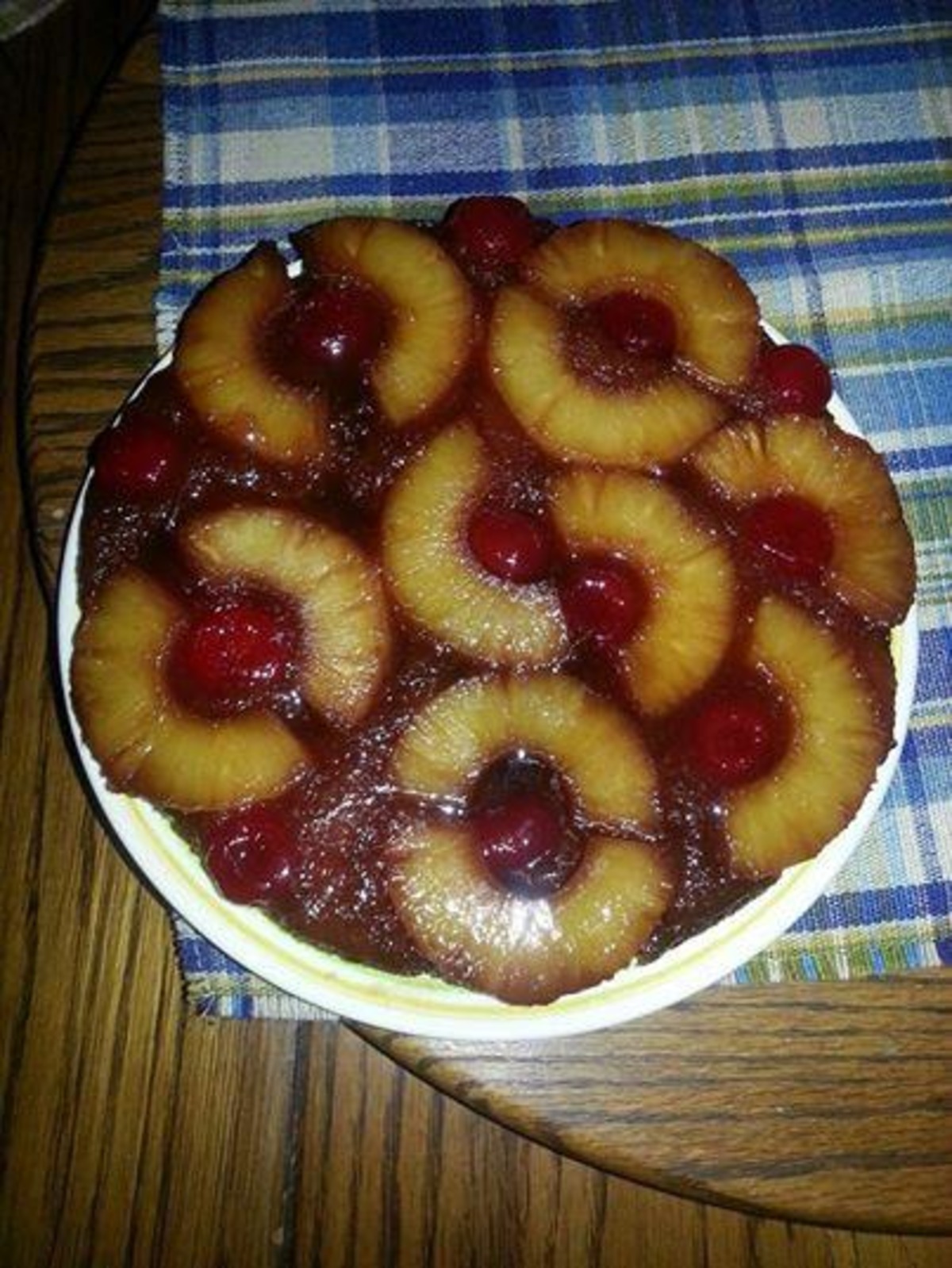 Tiki Rum-Infused Pineapple Upside-Down Cake