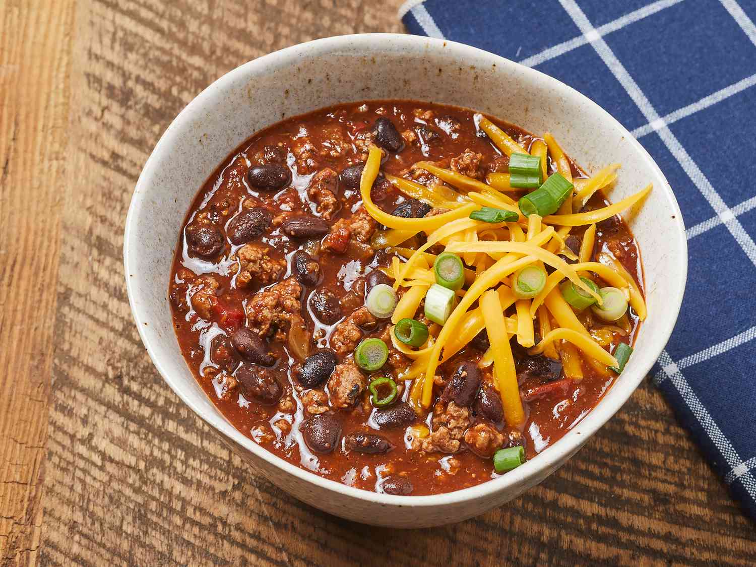 Spiced Game Day Chili with Black Beans and Ground Beef