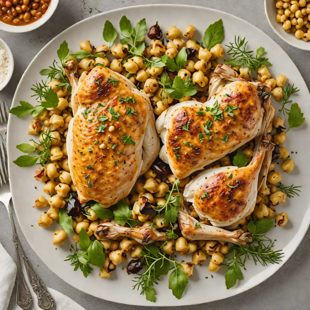 Sheet Pan Herb-Roasted Mediterranean Chicken with Chickpeas