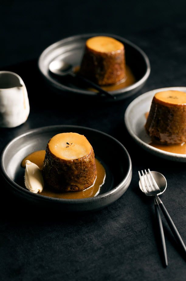 Macadamia and Davidson's Plum Sticky Date Pudding