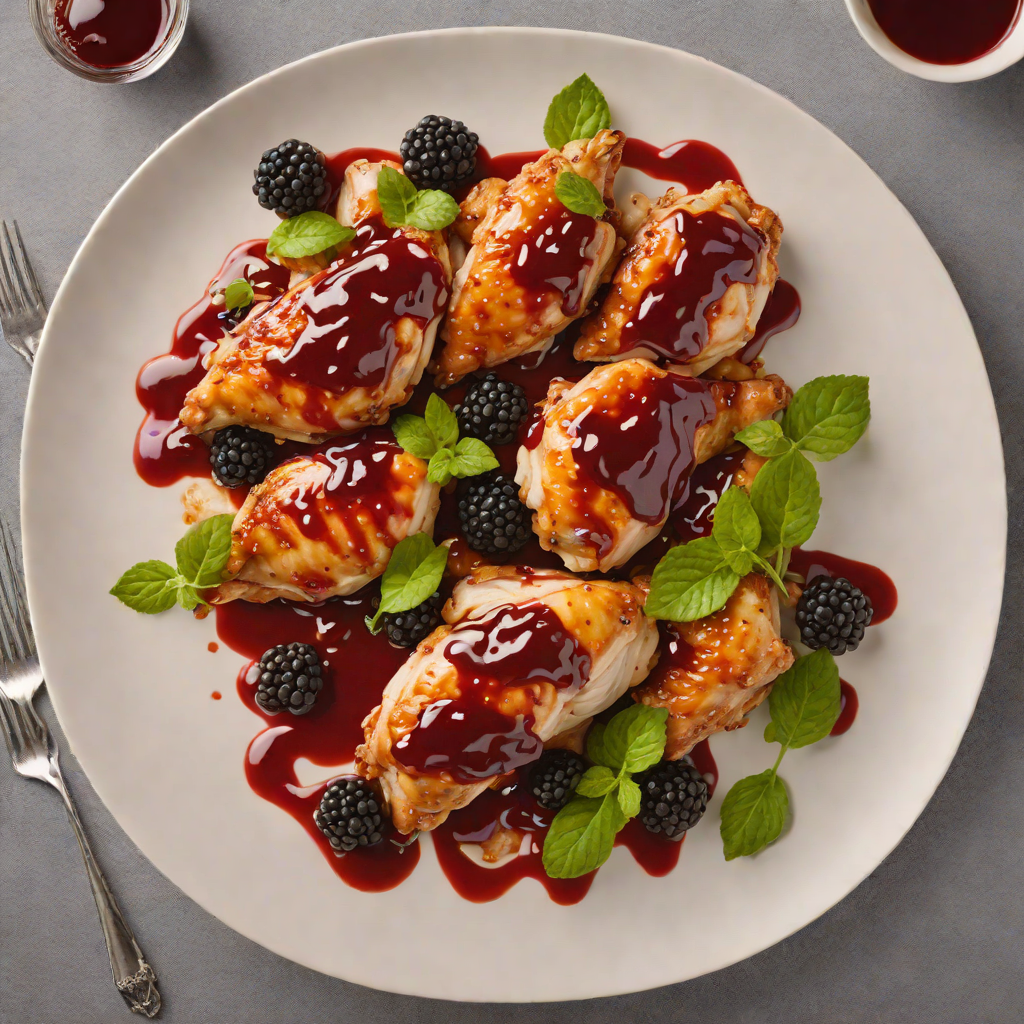Sautéed Chicken with Tangy Berry Glaze