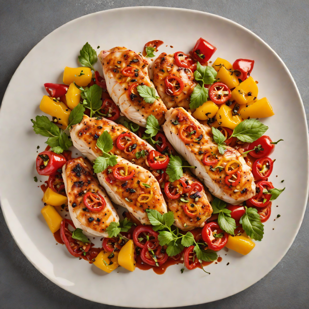 Pan-Seared Chicken with Smoky Paprika and Charred Bell Peppers