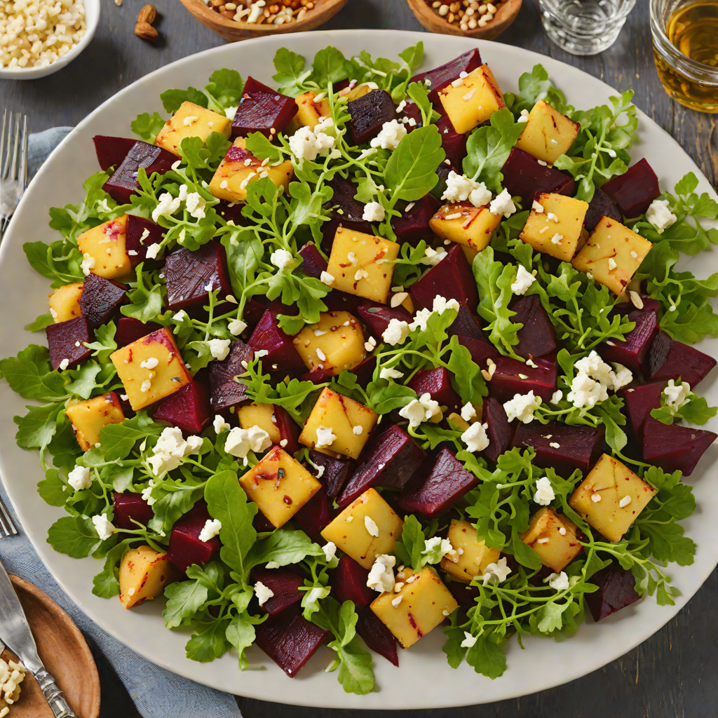 Zamazenta-Inspired Roasted Beet and Feta Salad