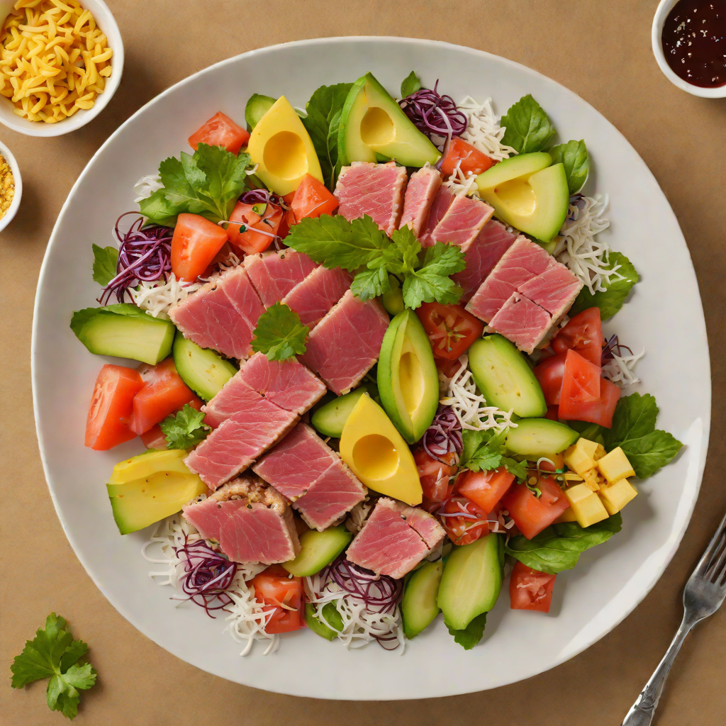Pokémon World Championship-Themed Poké Bowl with Grilled Tuna