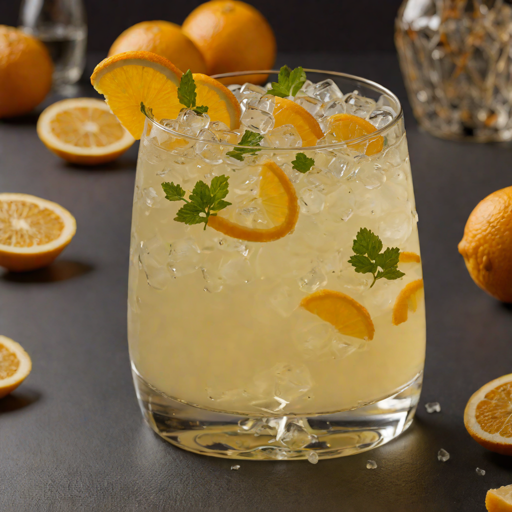 Korean Citrus Soju Fizz