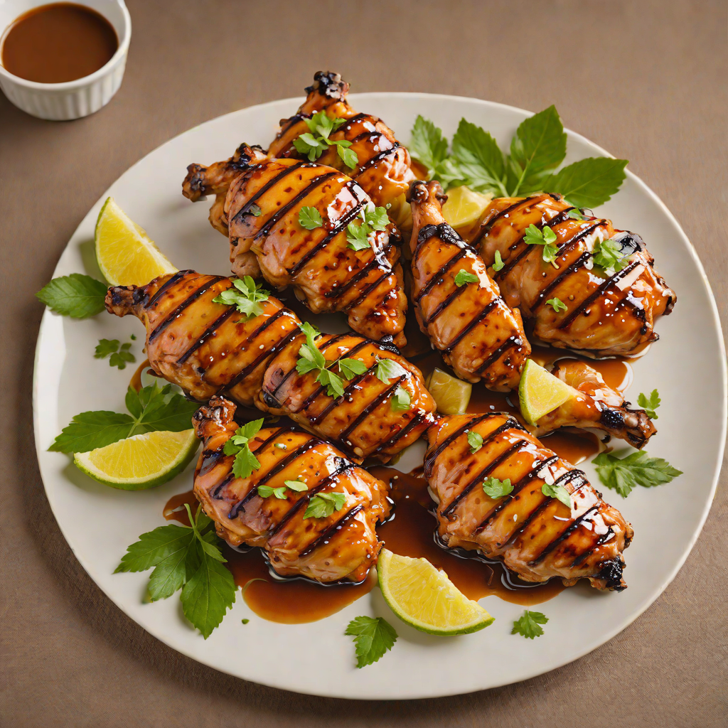 Grilled Tropical Chicken with Monoï Tiki Glaze