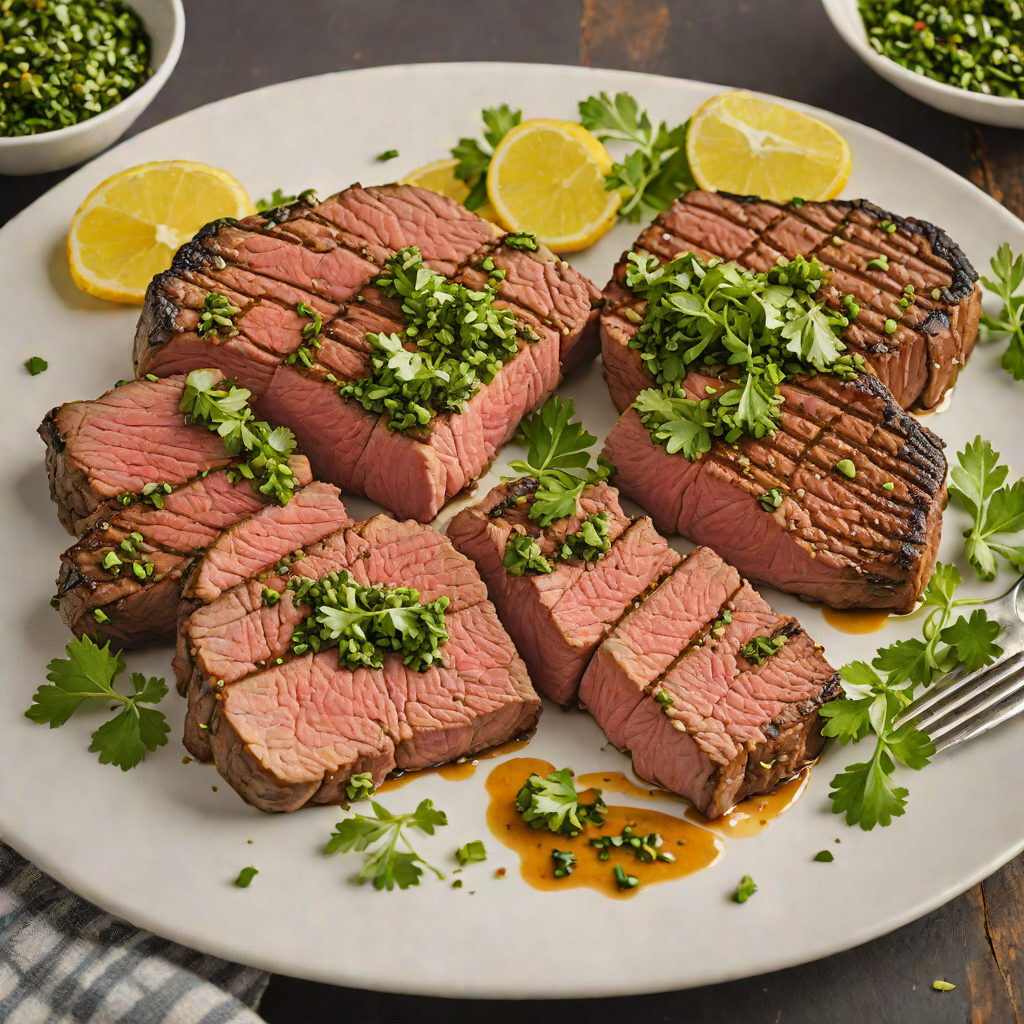 Churrasco-Style Grilled Top Sirloin with Chimichurri