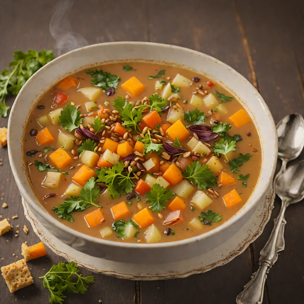 Anna’s Spiced Winter Vegetable Soup