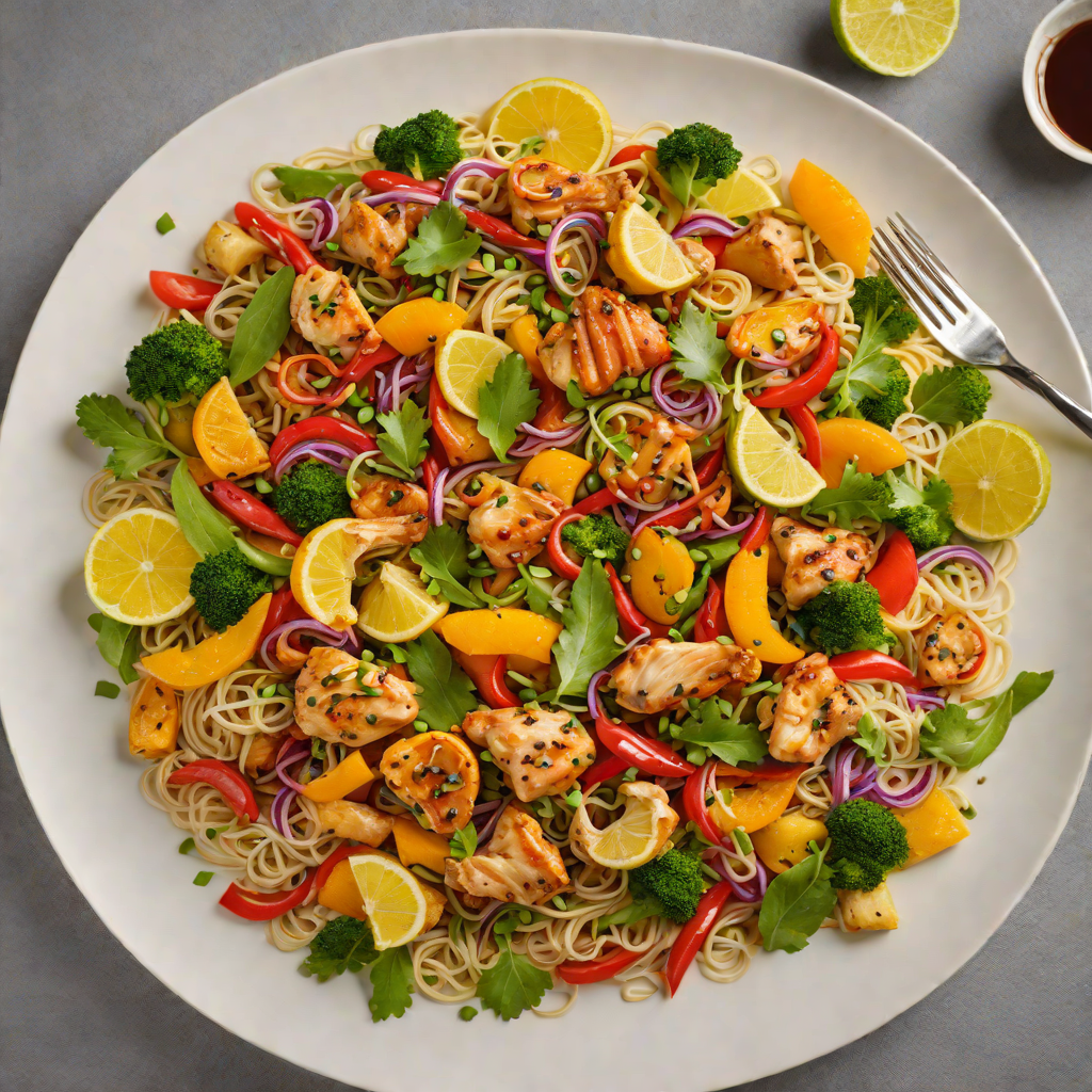 Interactive Web-Inspired Citrus-Spiced Chicken Stir Fry