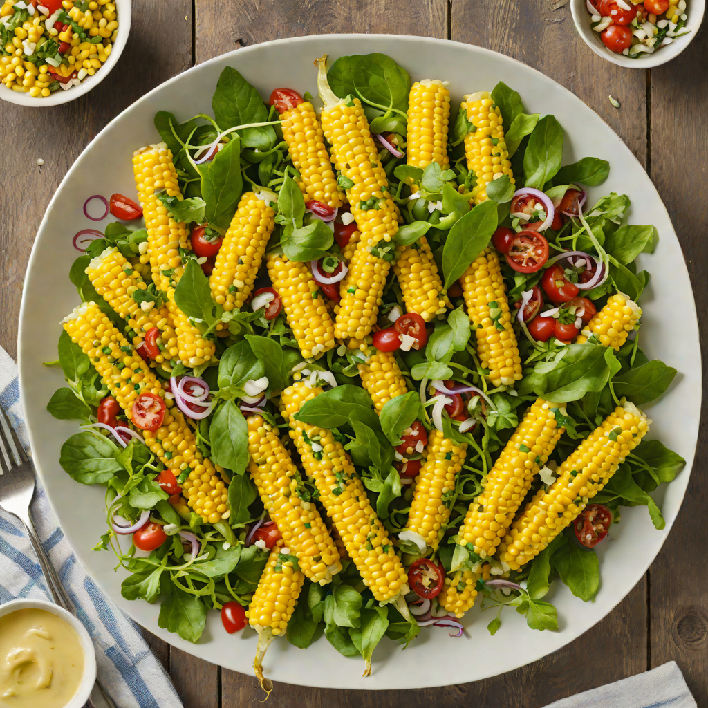 Columbus-Inspired Grilled Summer Corn and Herb Salad