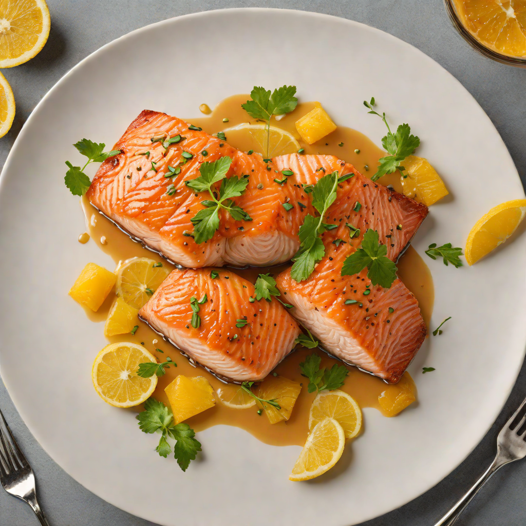 Pan-Seared Salmon with Citrus Glaze