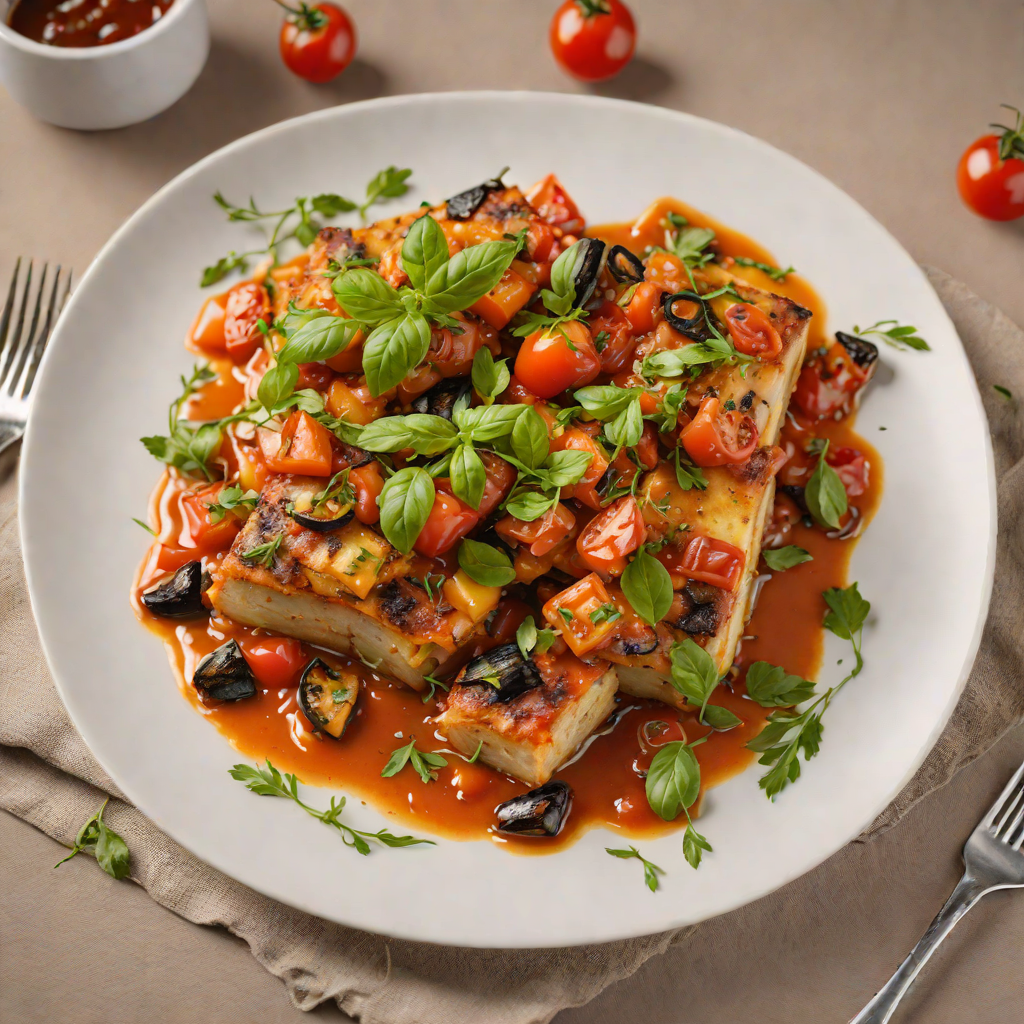 Baked Fourth-Corner Ratatouille with Herbed Tomato Sauce