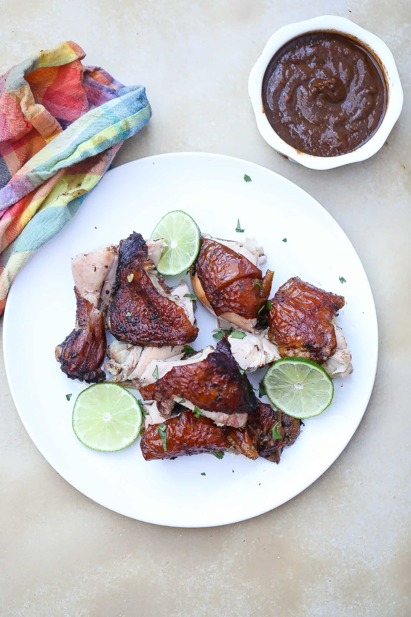 Smoked Jerk Chicken Thighs