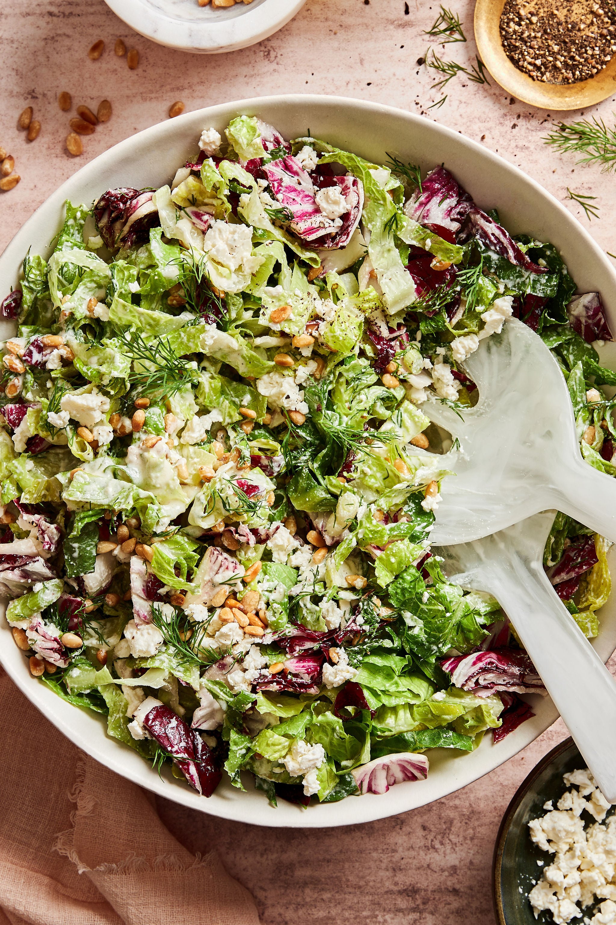 Keto Big-Ass Salad with Bacon and Blue Cheese