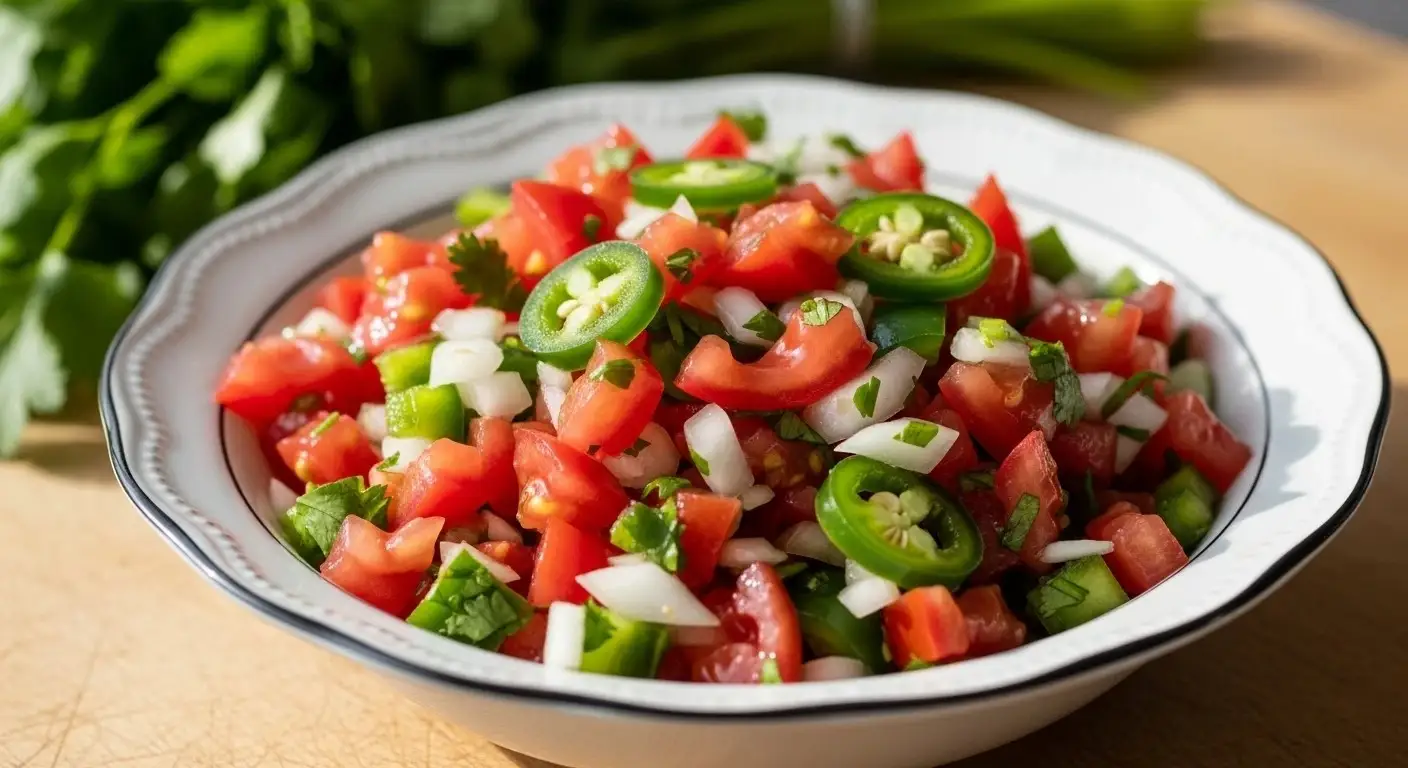 Citrus Vinagrete Salad with Tomatoes and Onions