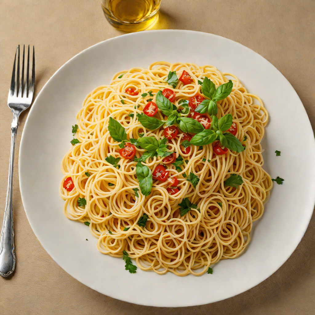 Half-Portion Spaghetti Aglio e Olio