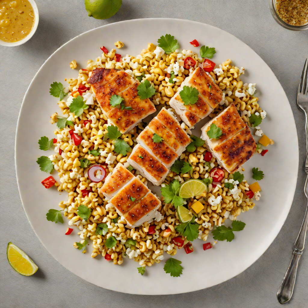 Pan-Seared Chicken with Tangy Citrus-Popcorn Salsa
