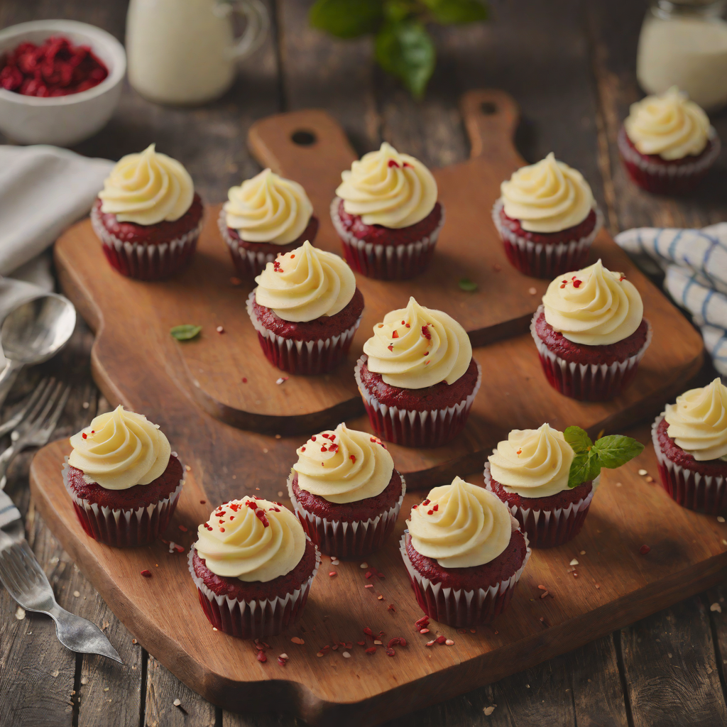 Classic Red Velvet Cupcakes with Cream Cheese Frosting