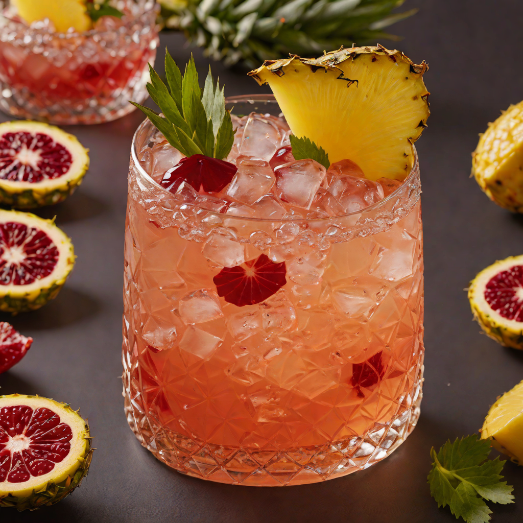 Pineapple-Hibiscus Tequila Cooler