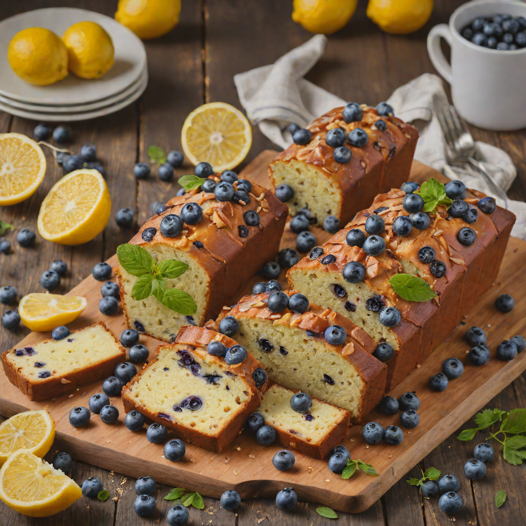 Oven-Roasted Lemon Blueberry Pound Cake