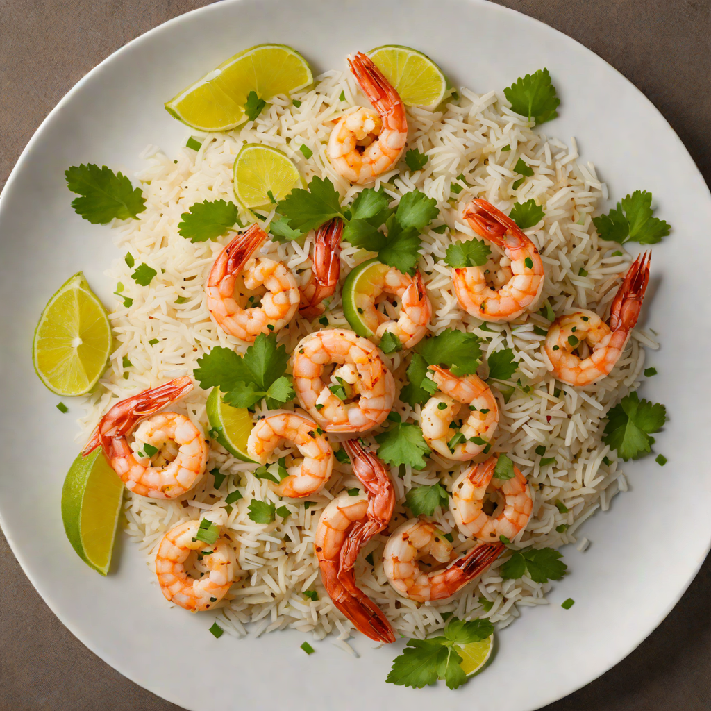 Sautéed Shrimp with Coconut-Lime Rice