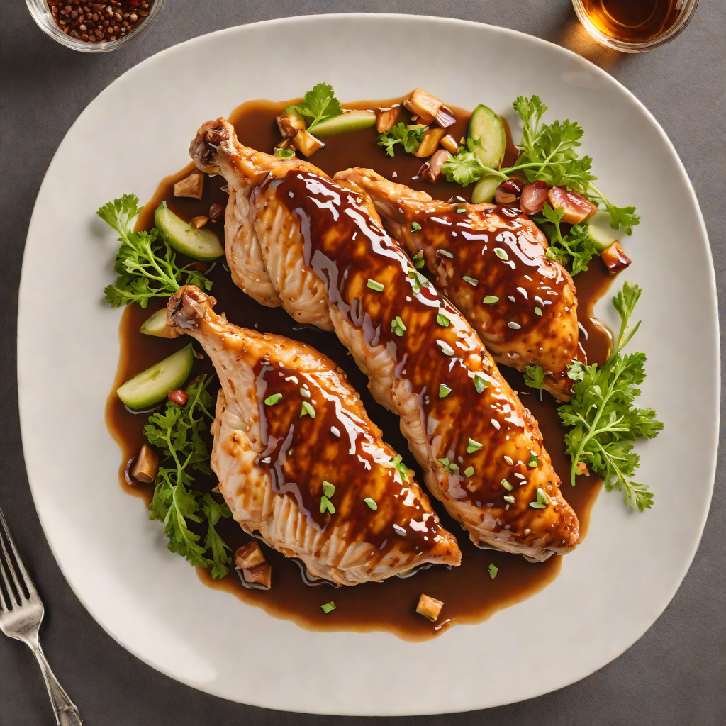 Pan-Seared Chicken with Bourbon Maple Glaze