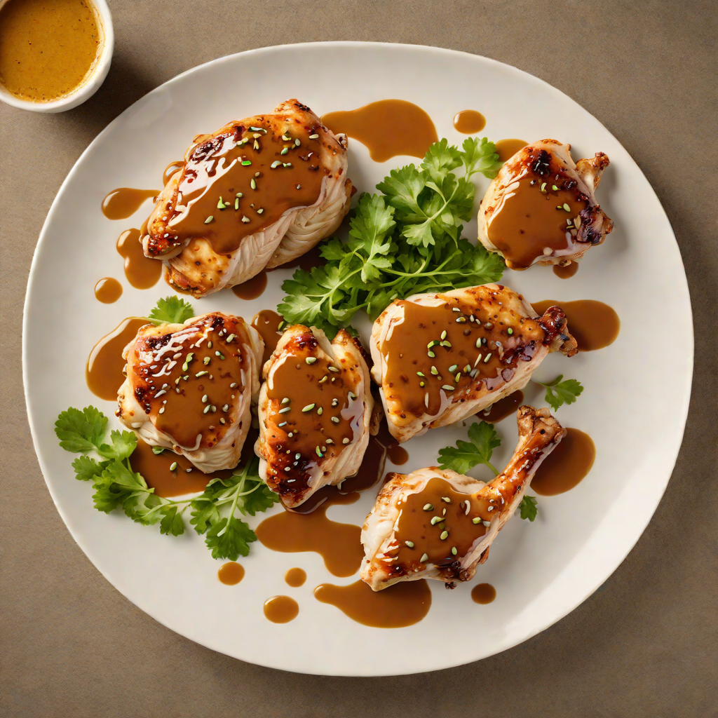 Pan-Seared Chicken with Bourbon-Mustard Glaze