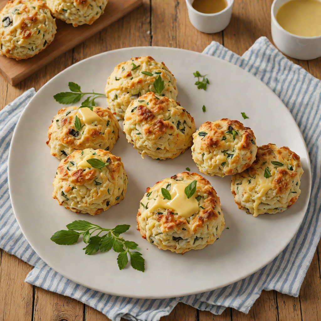 Vegemite and Cheese Scones with Chive Butter
