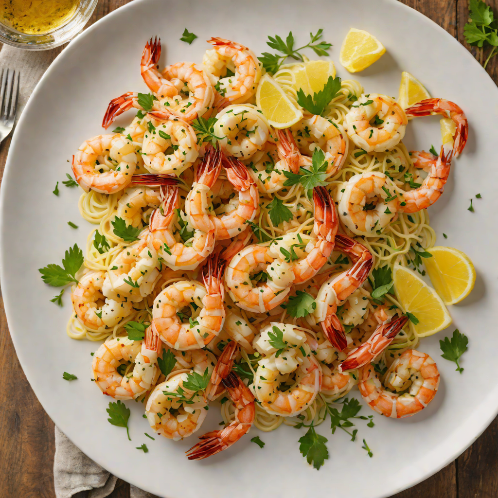 Sautéed Shrimp with Garlic and Herb Butter