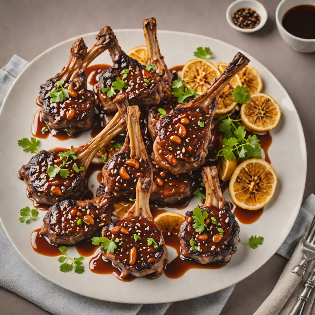 Grilled Senegalese-Spiced Lamb Chops with Tamarind Glaze