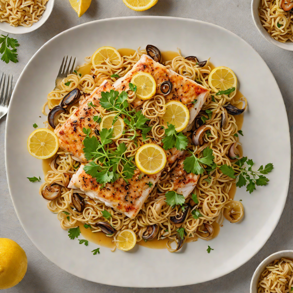 Pan-Seared Fish Yassa with Caramelized Onions and Lemon