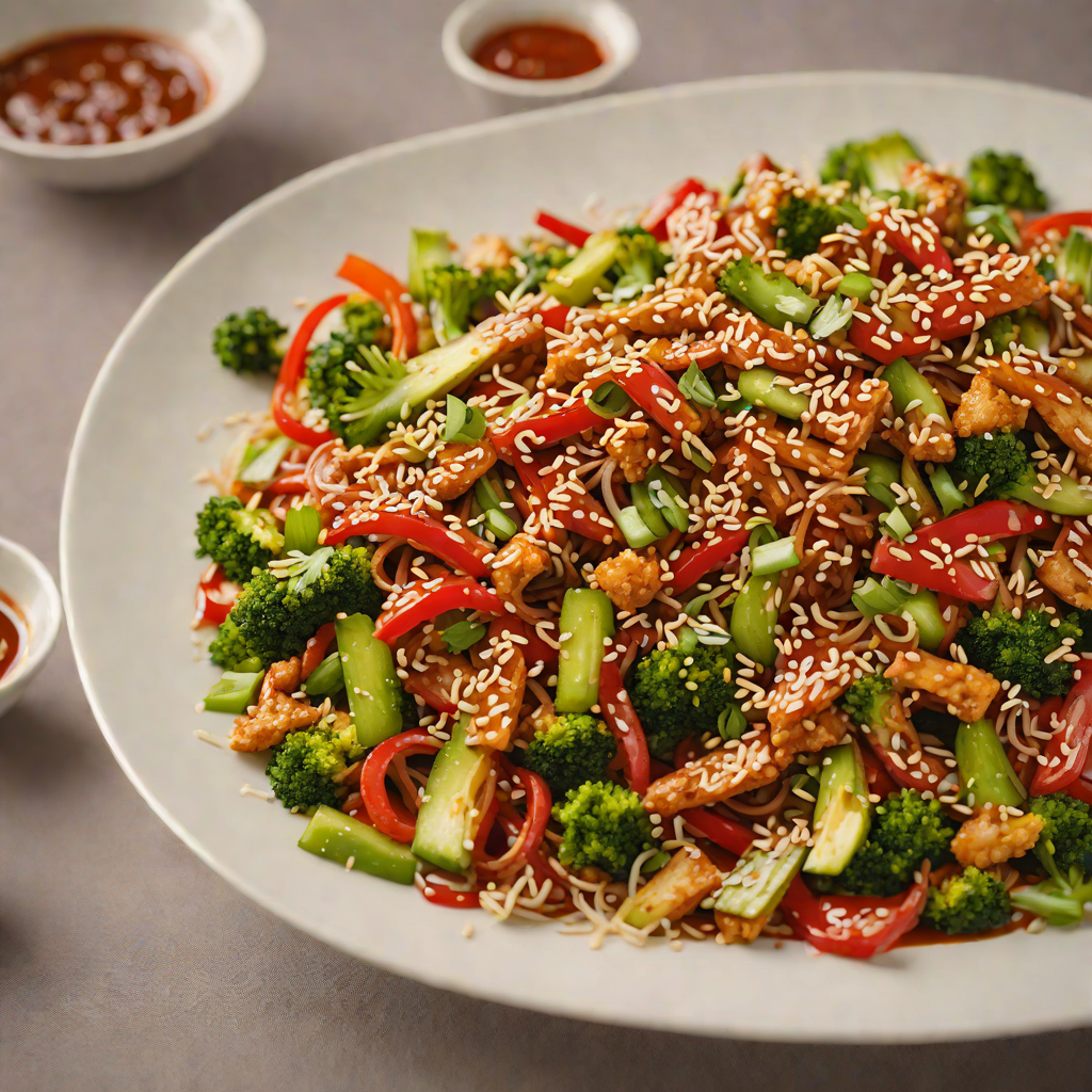 Spicy Korean-Inspired Stir Fry with Gochujang and Sesame