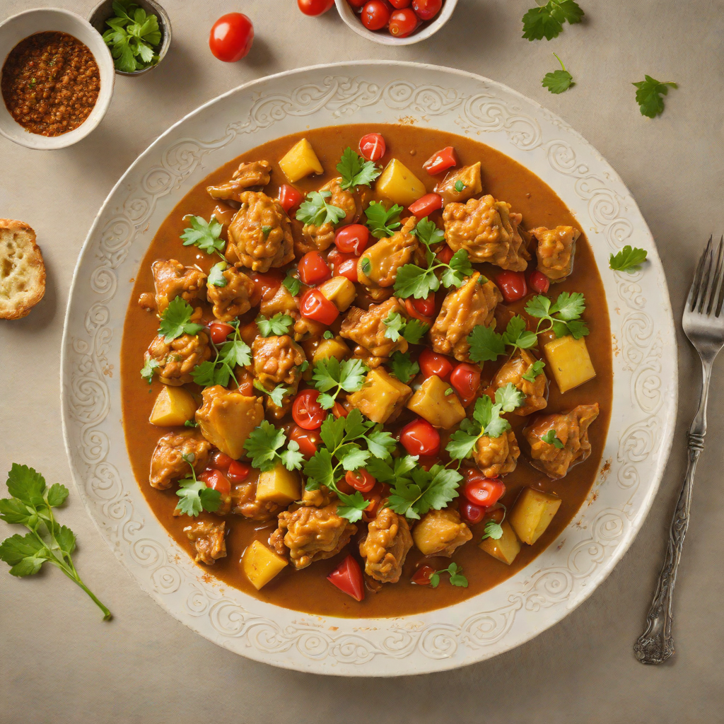 Slow-Simmered Burmese Chicken Curry with Tomato and Potato