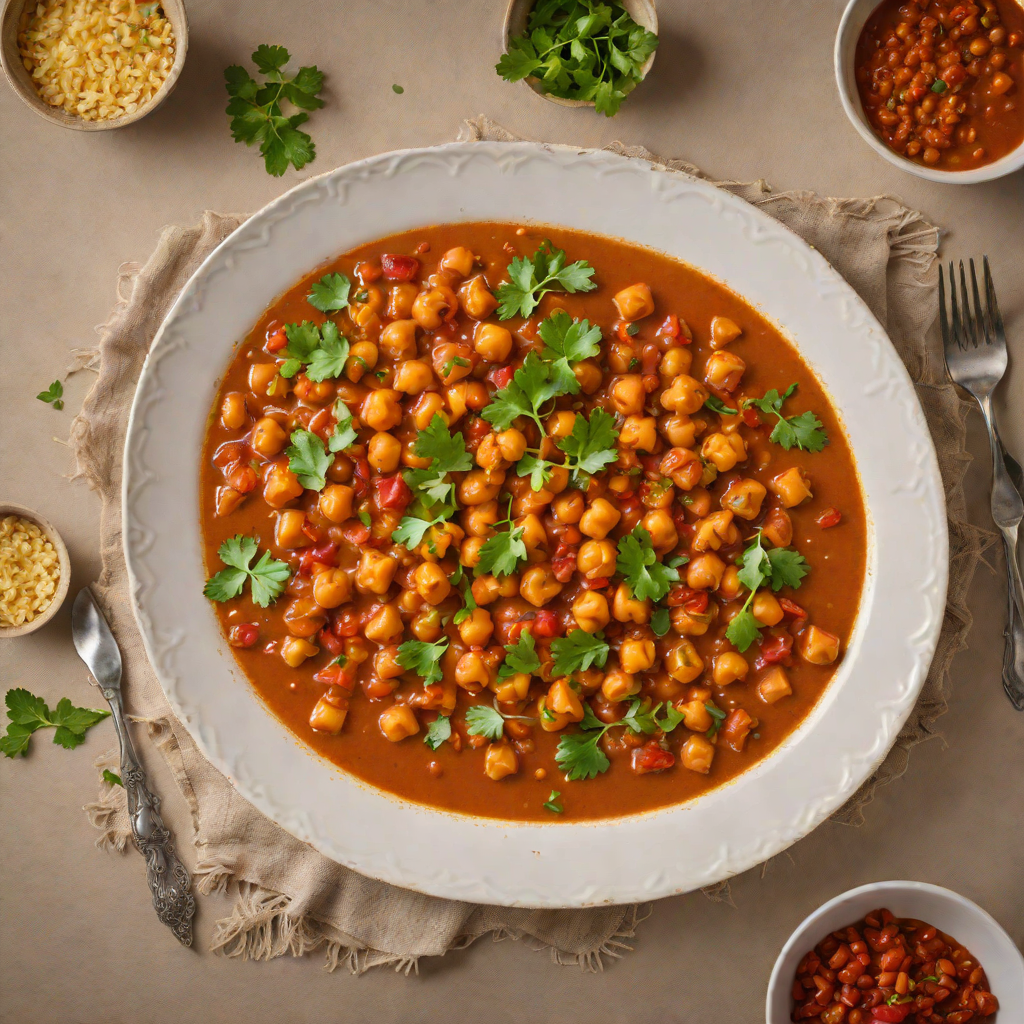 Moroccan Cumin-Spiced Chickpea and Carrot Stew