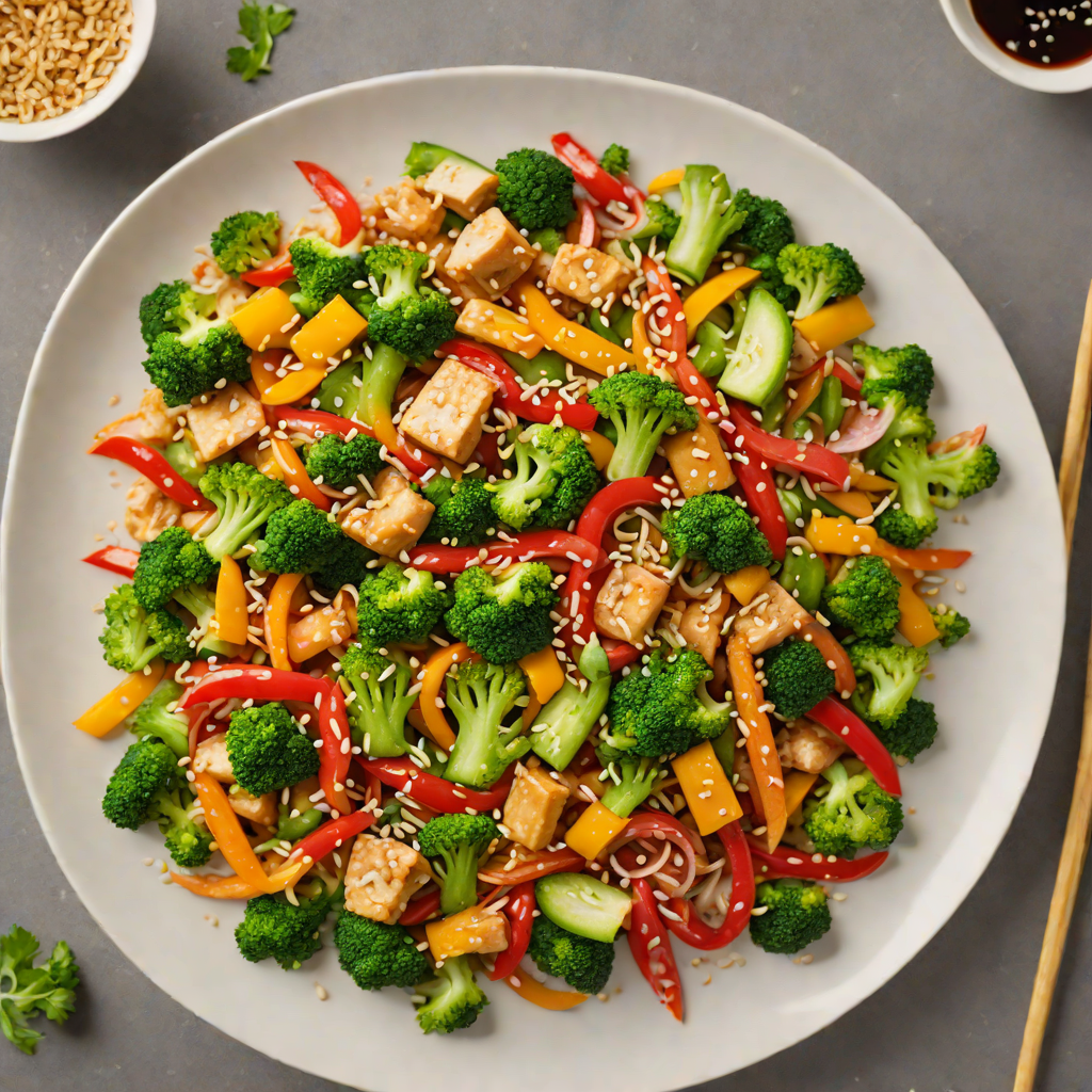 Vegetable Stir-Fry with Ginger and Sesame for Kids