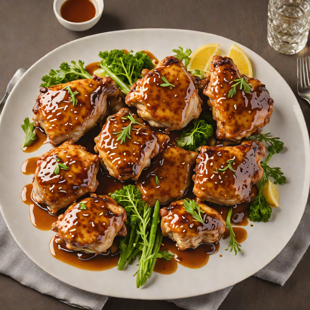 Pan-Seared Chicken Thighs with Bourbon Honey Glaze
