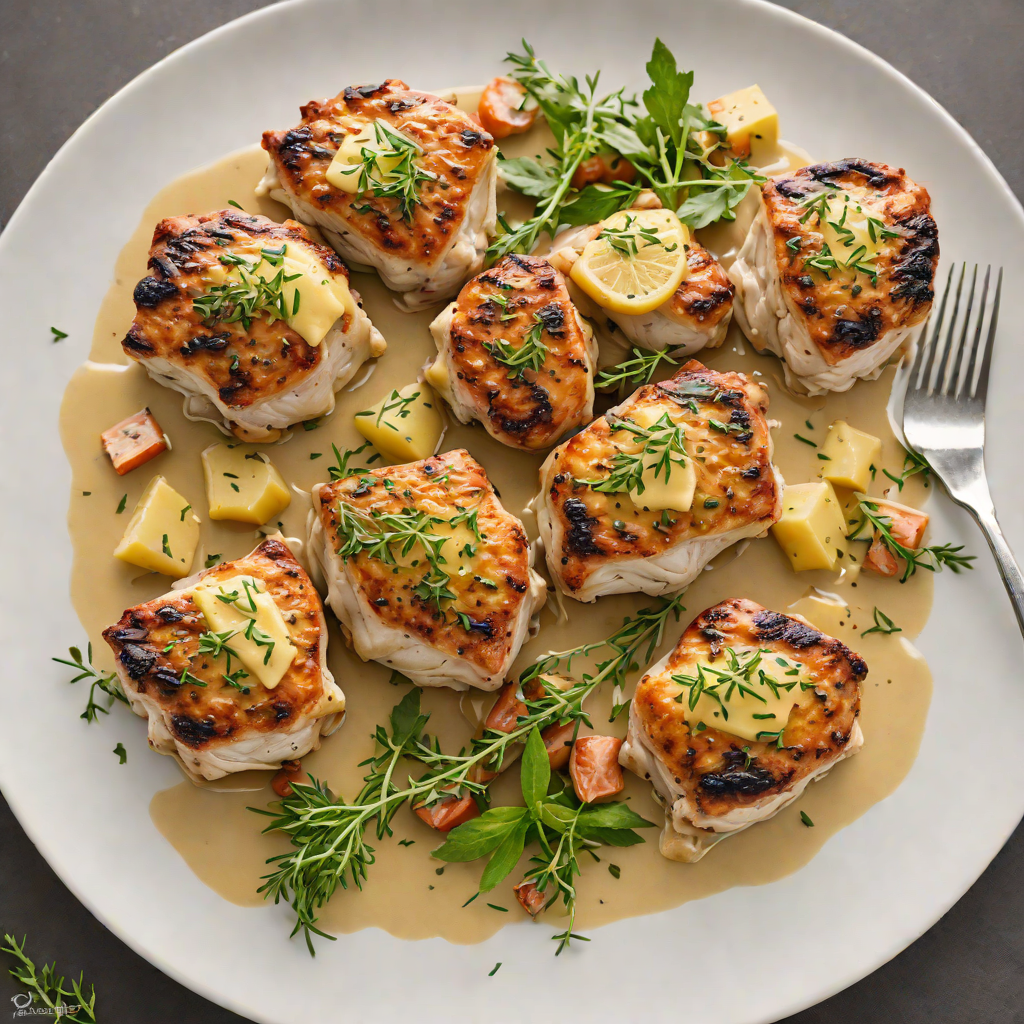 Pan-Seared Chicken Thighs with Garlic Thyme Butter Sauce