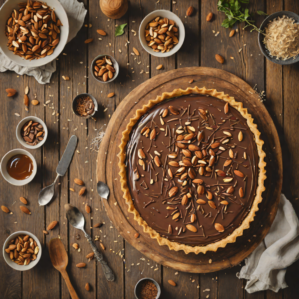 No-Bake Chocolate Almond Cream Pie