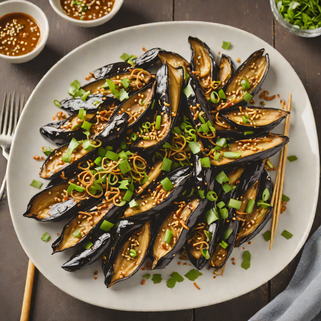 Stir-Fried Eggplant with Miso and Scallions