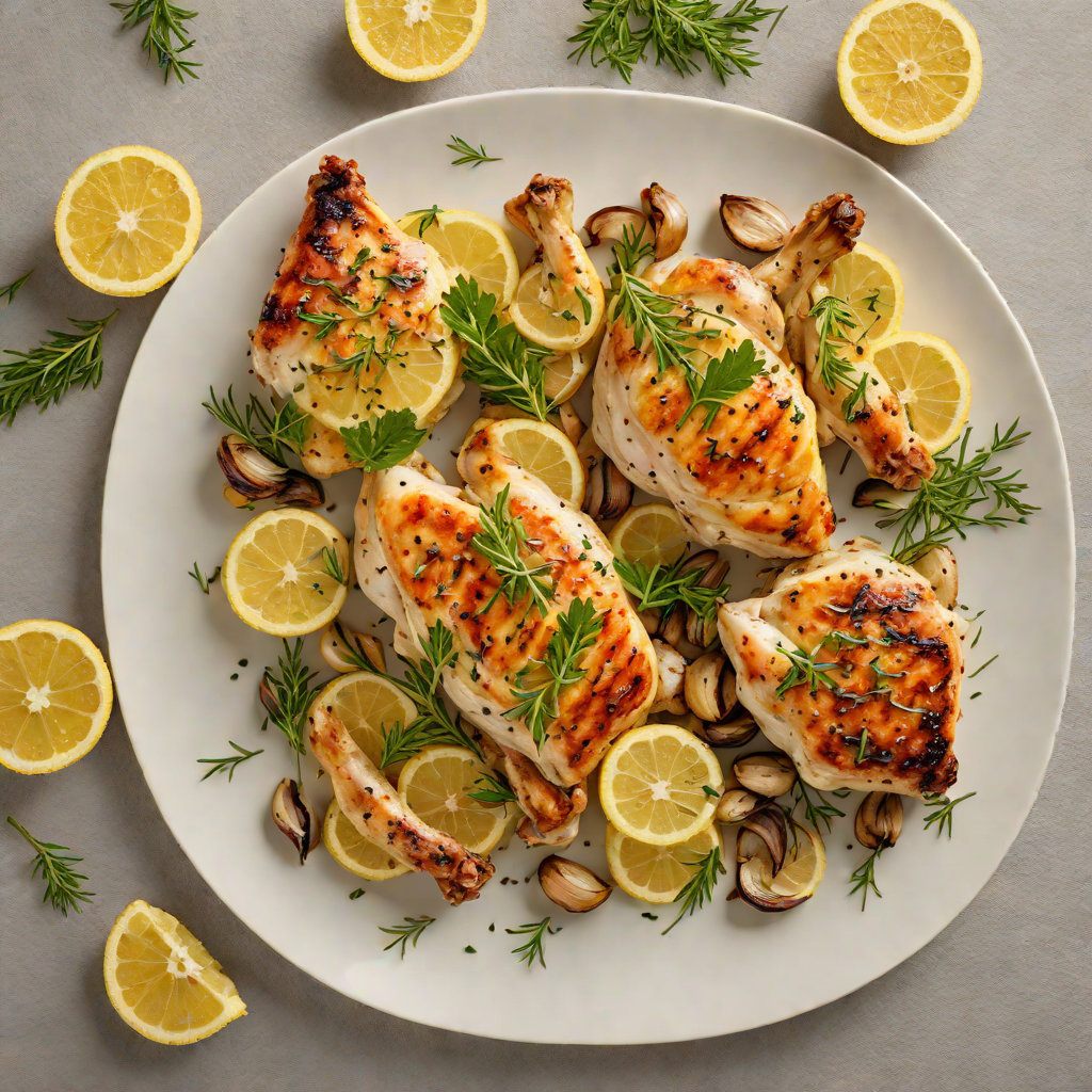 Pan-Seared Lemon Garlic Chicken with Thyme