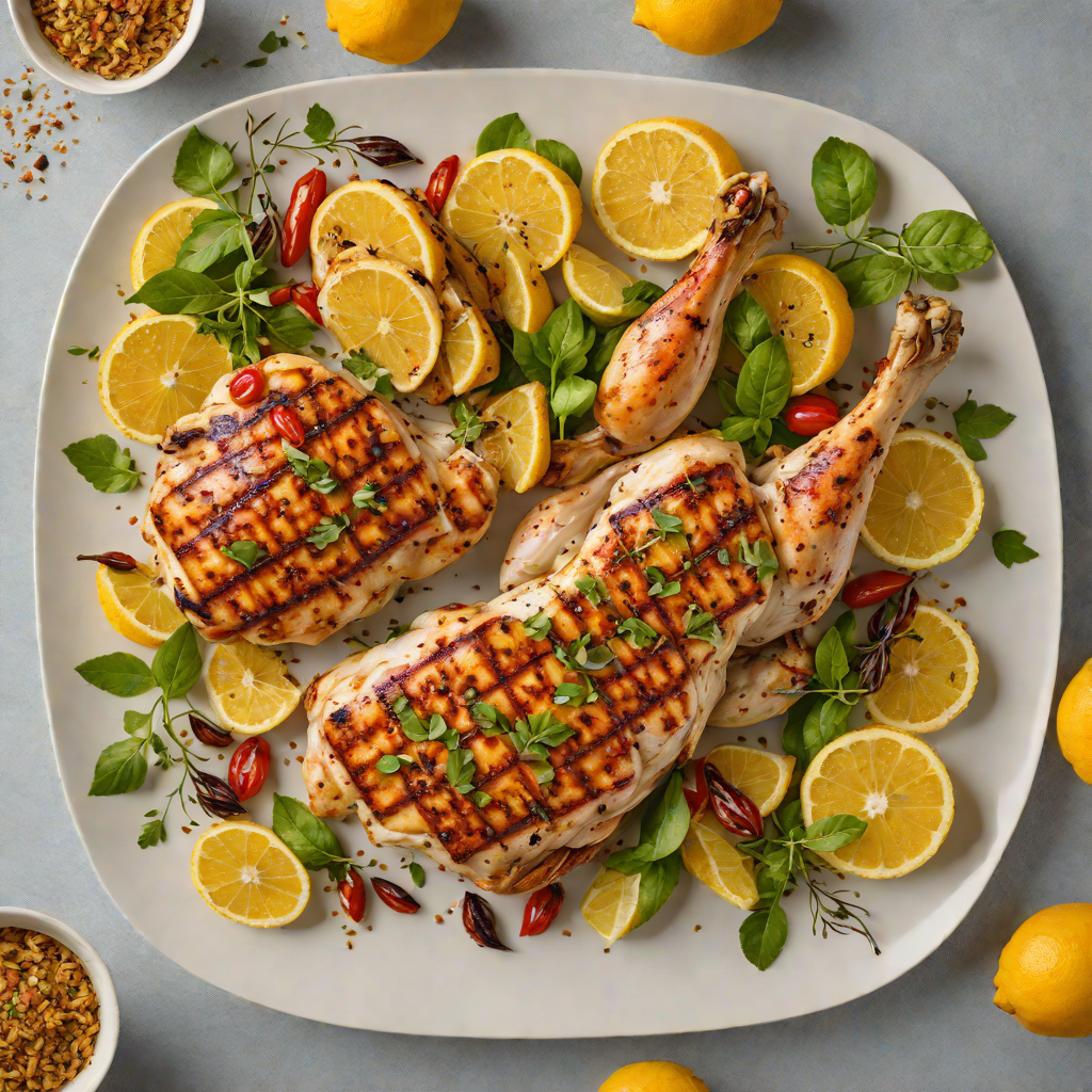 Grilled Citrus-Marinated Chicken with Old Bay Seasoning