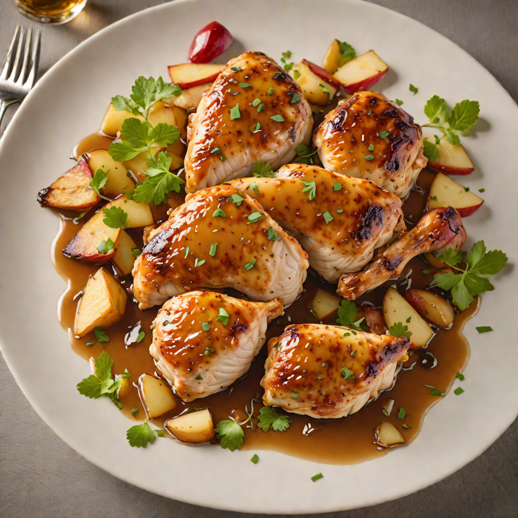 Pan-Seared Chicken with Tangy Apple Cider Glaze
