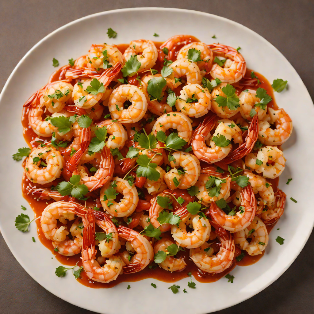 Quick Sautéed Garlic Shrimp with Spicy Tomato Sauce