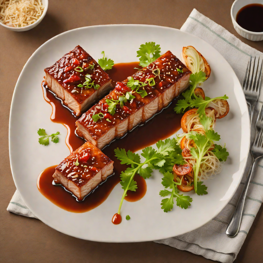 Pan-Seared Shanghai-Style Red-Braised Pork Belly