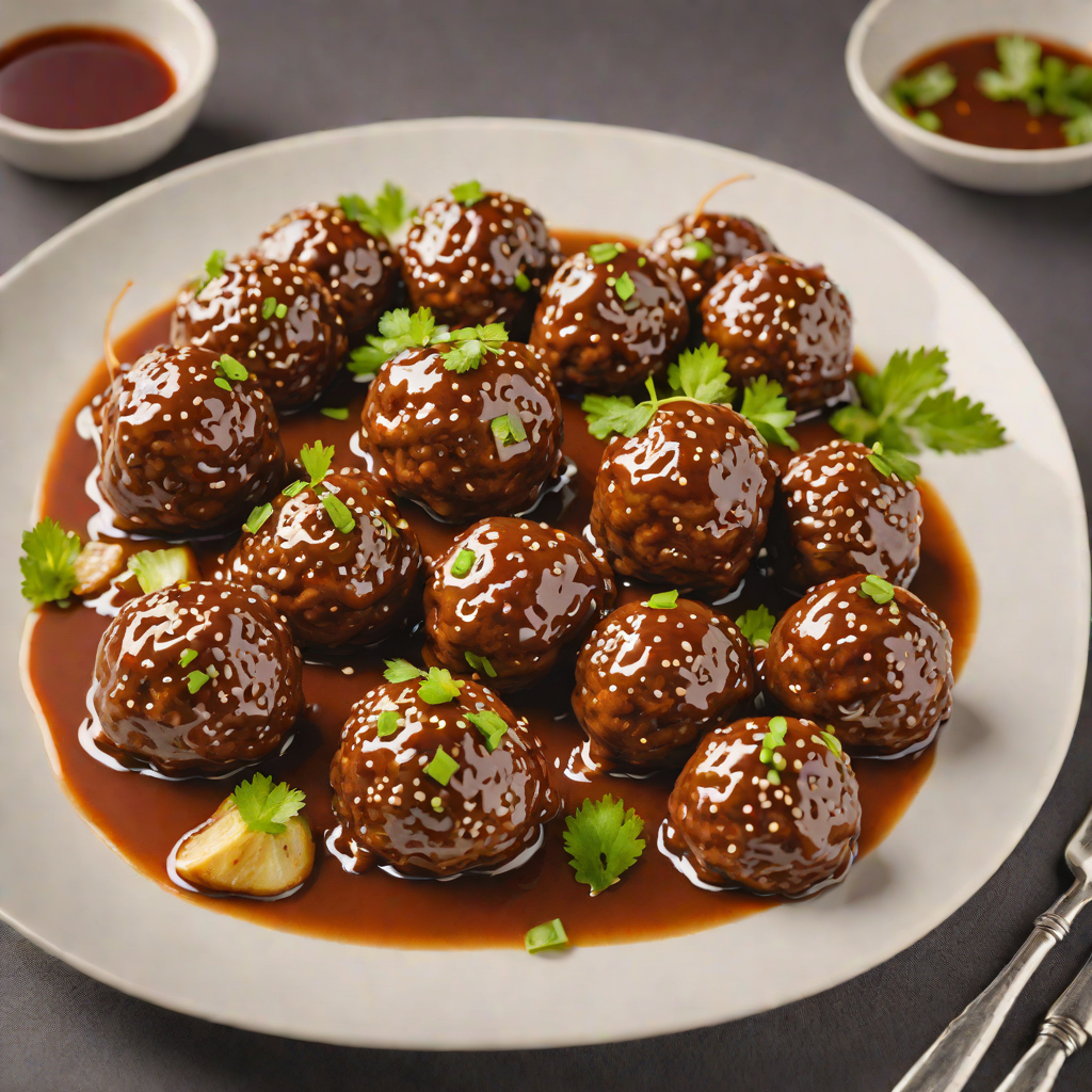 Shanghai-Style Sweet Soy Glazed Lion’s Head Meatballs