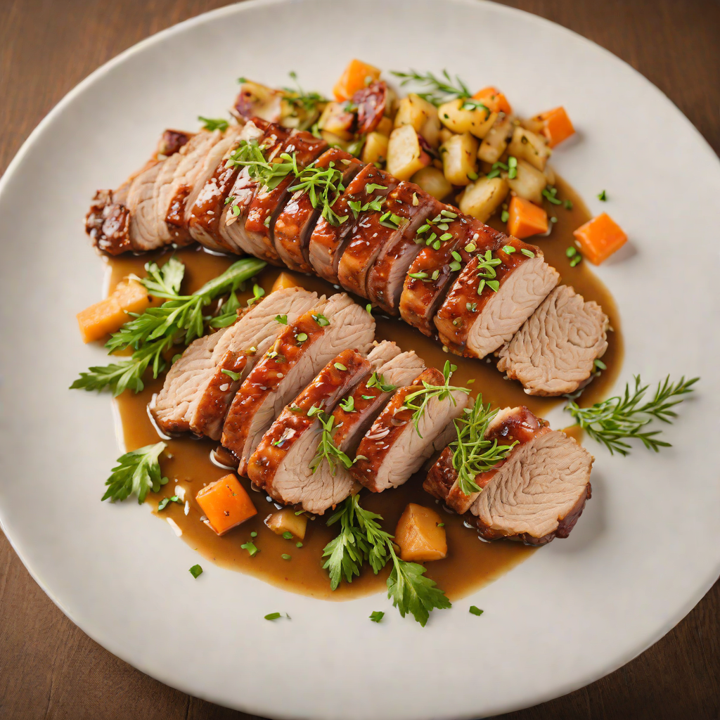 Restored Pinball-Inspired Maple Glazed Pork Tenderloin