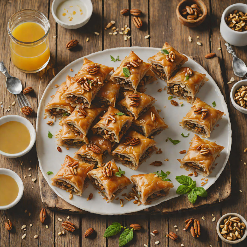 Honey-Glazed Greek Yogurt Baklava with Toasted Walnuts